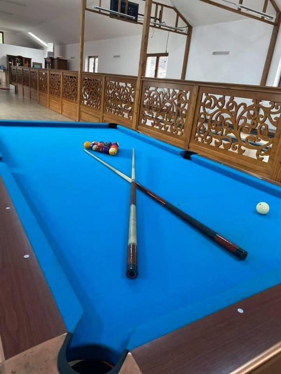 Biliár nebo kulečník v ubytování Complex Trans Bitum