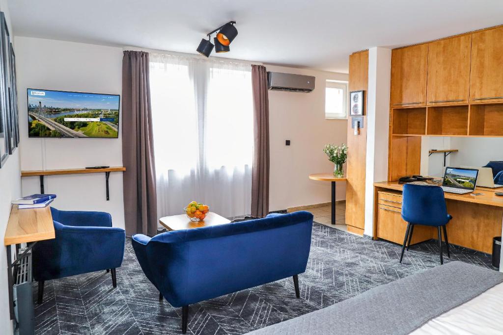 Posedenie v ubytovaní Warsaw Apartments - Apartamenty Sadyba