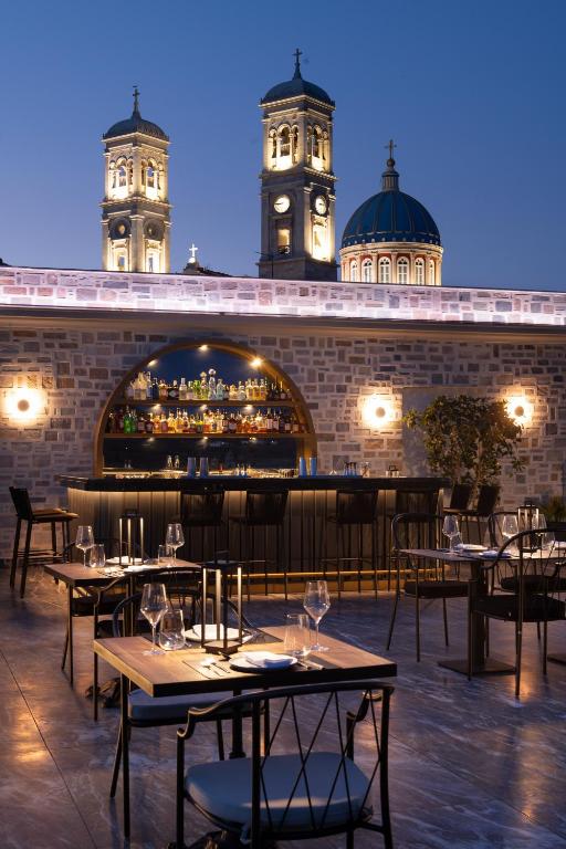 Restaurace v ubytování Argini Syros