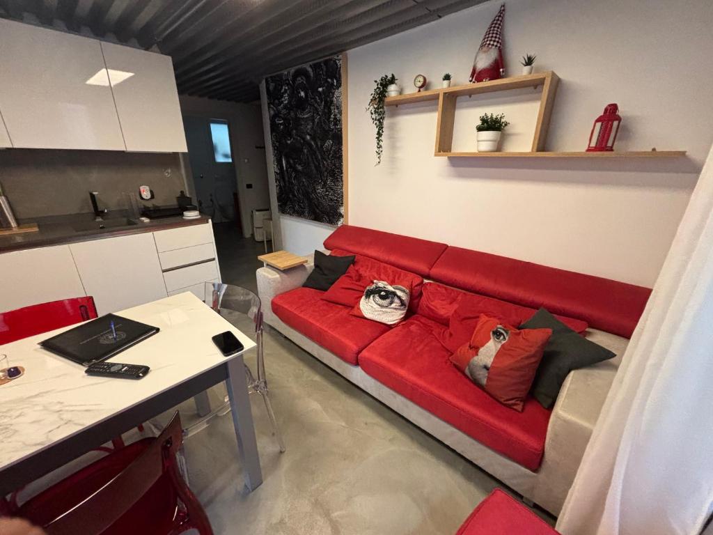 Posezení v ubytování L' Asinello House wifi parking
