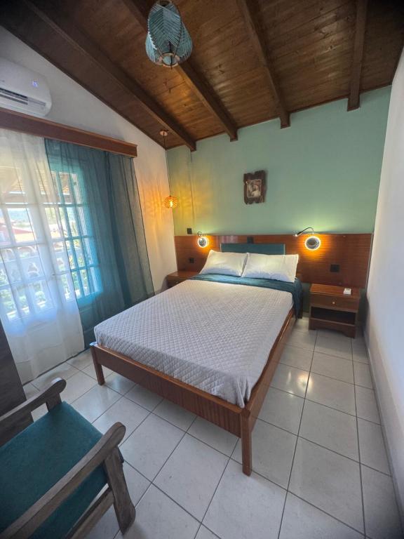Letto o letti in una camera di Dionysos Studios