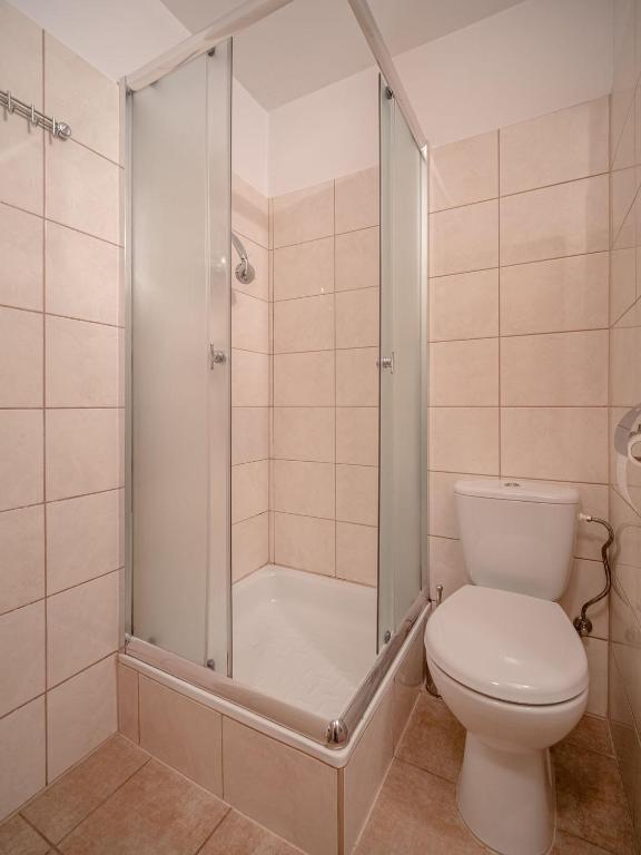 Kúpeľňa v ubytovaní Ośrodek Szpulki