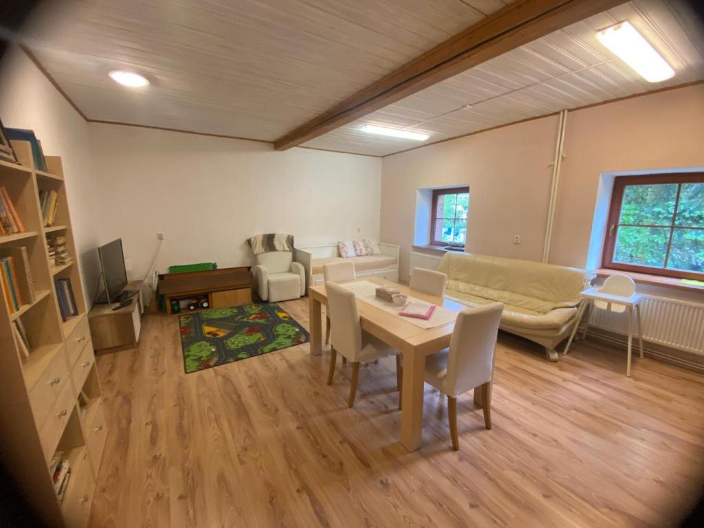 Area soggiorno di Apartmány Dolní Vítkov