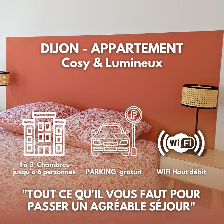 Photo de la galerie de l'établissement Le Salengro - Appartement cosy et lumineux, à Dijon