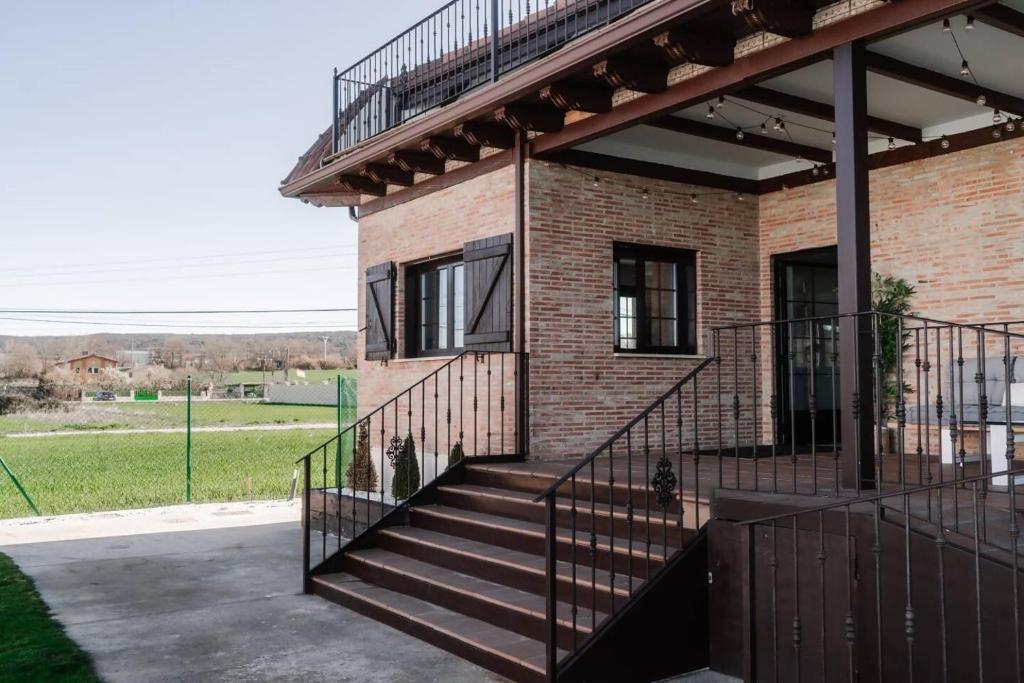 Balkón alebo terasa v ubytovaní Casa Rural Camino Blanco