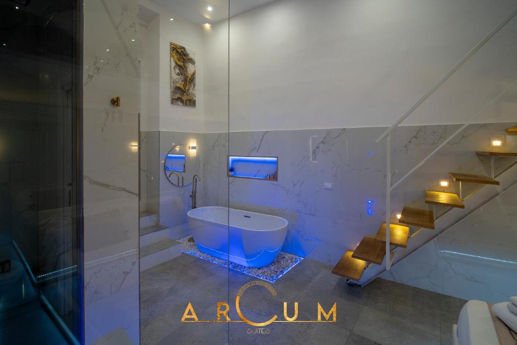 Koupelna v ubytování ARCUM suites
