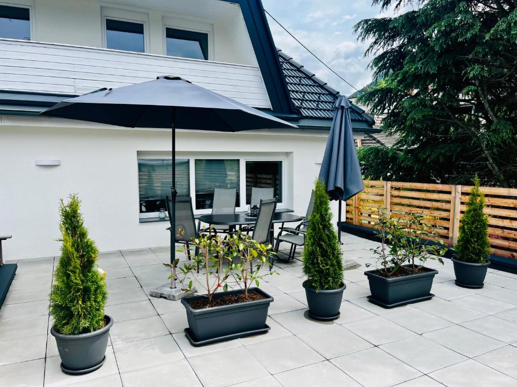 Zahrada ubytování Ferienwohnung Auszeit Döbriach