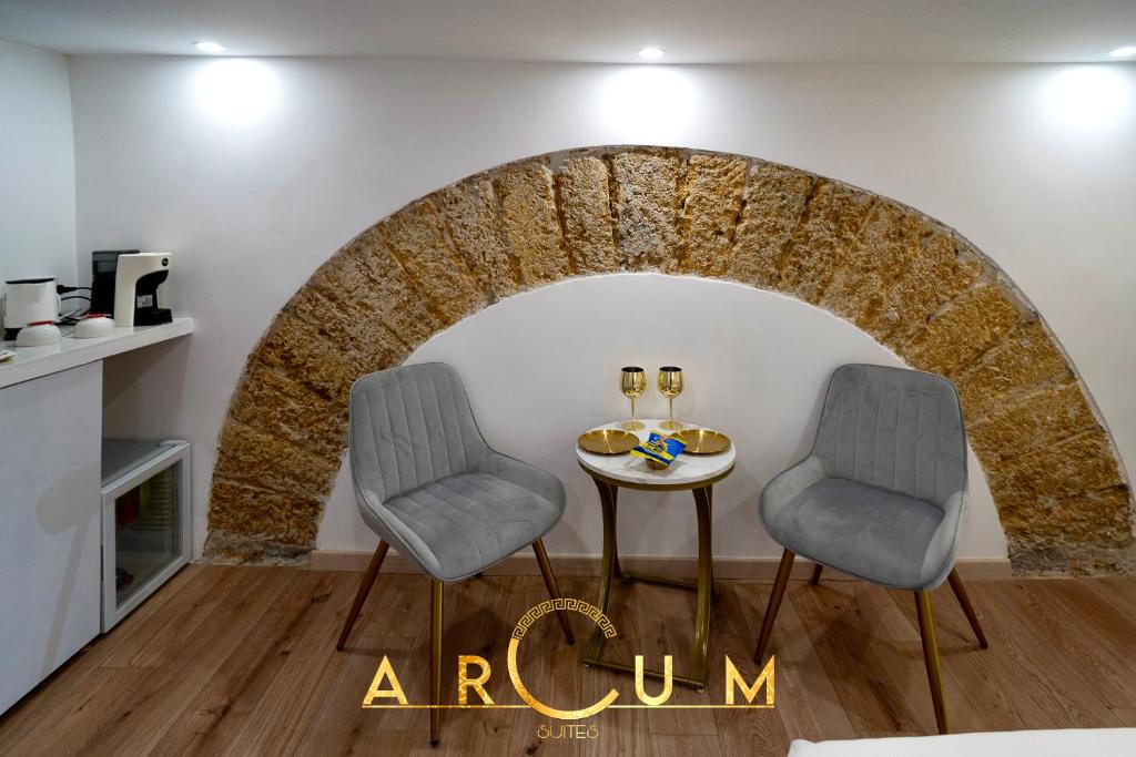Posezení v ubytování ARCUM suites