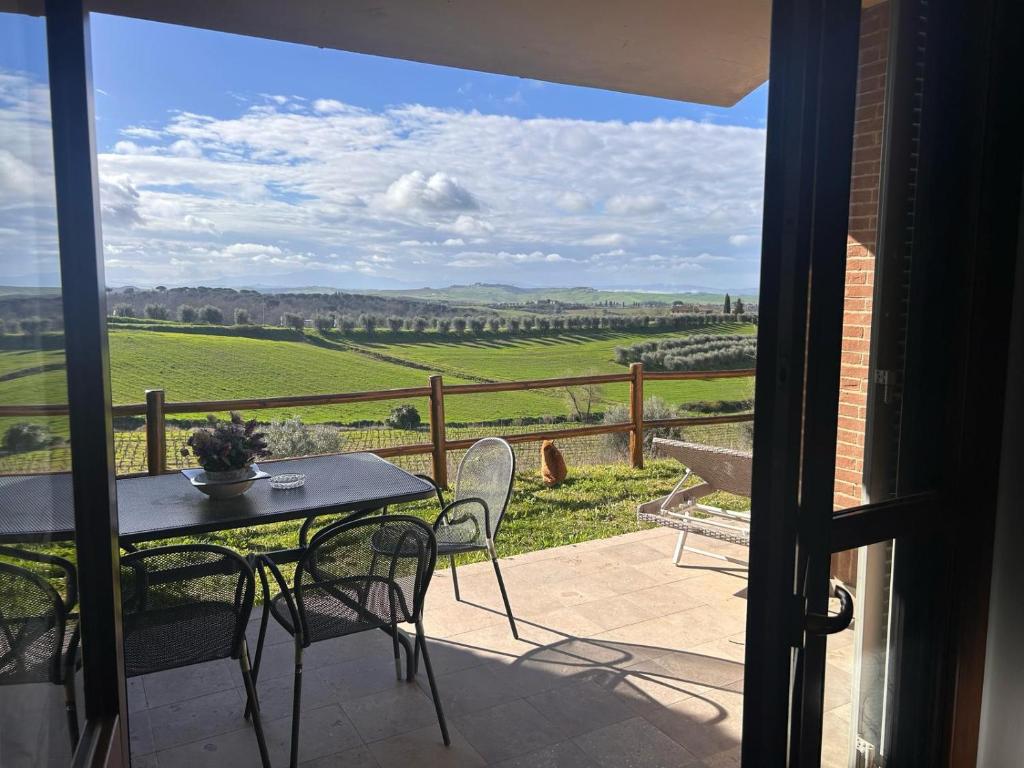 Balkon lub taras w obiekcie Casa Paola nel Chianti