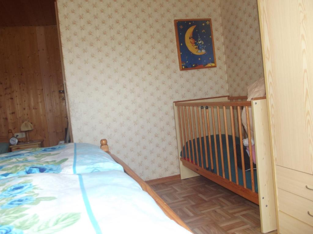 Postel nebo postele na pokoji v ubytování Zum Hecht