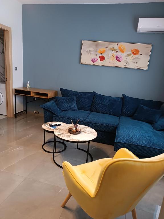Posezení v ubytování AEGEAN SUITES