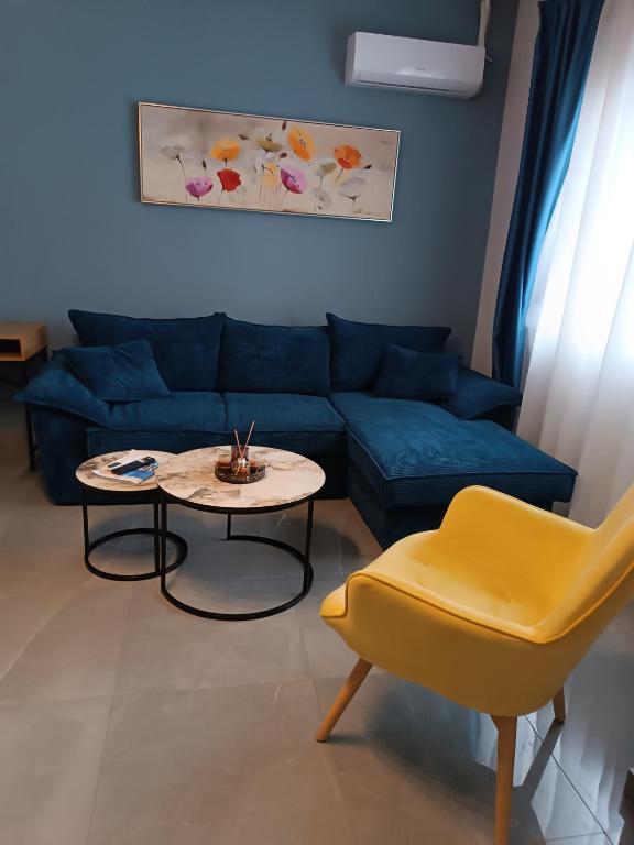 Posezení v ubytování AEGEAN SUITES
