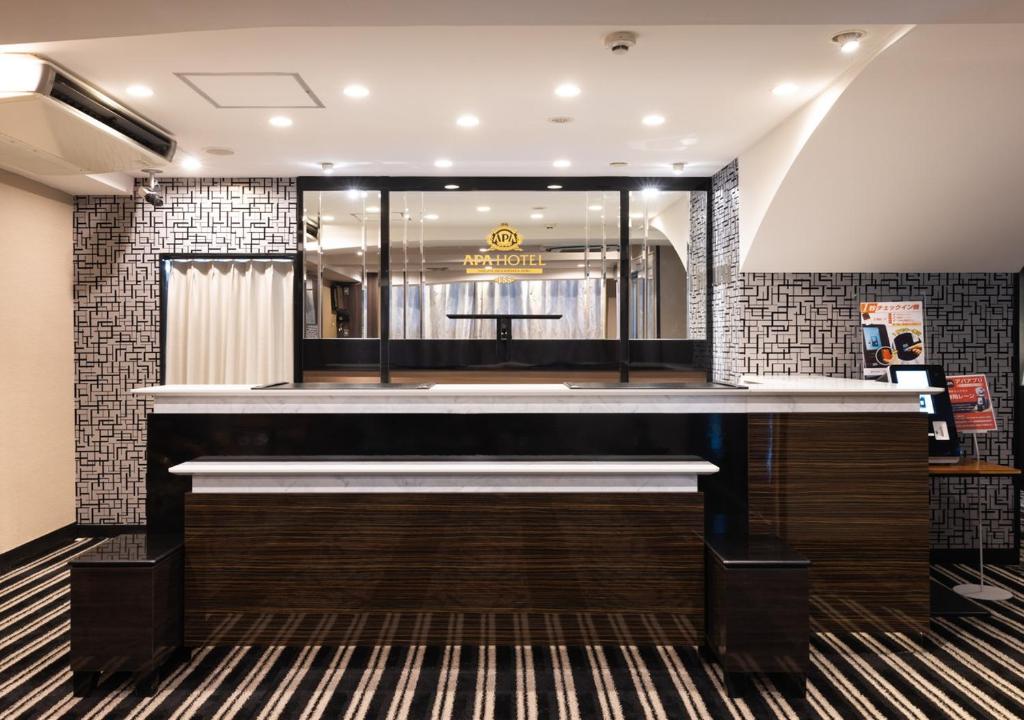 Lounge nebo bar v ubytování APA Hotel Niigata Higashinakadori