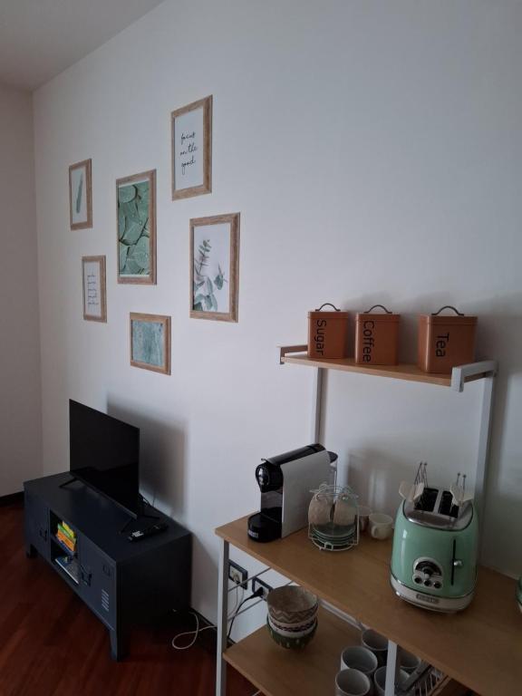 TV a/nebo společenská místnost v ubytování Rilo's Home