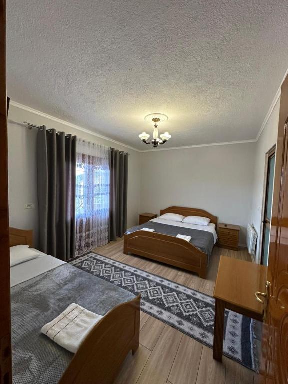 Postel nebo postele na pokoji v ubytování Camping & Guest House Herges