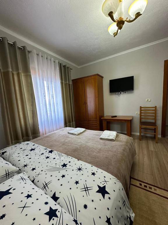 Postel nebo postele na pokoji v ubytování Camping & Guest House Herges