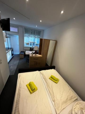 Postel nebo postele na pokoji v ubytování Apartment Janine