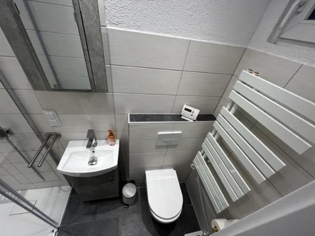 Koupelna v ubytování Apartment Janine