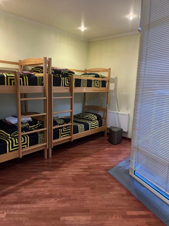 Postel nebo postele na pokoji v ubytování Yellow Fox
