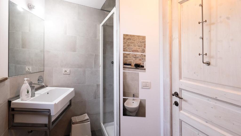 Koupelna v ubytování B&B Appartamento - IL RIONE