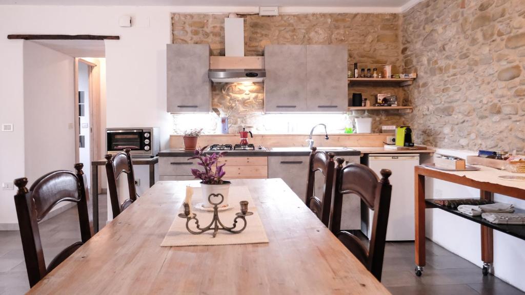 Kuchyň nebo kuchyňský kout v ubytování B&B Appartamento - IL RIONE