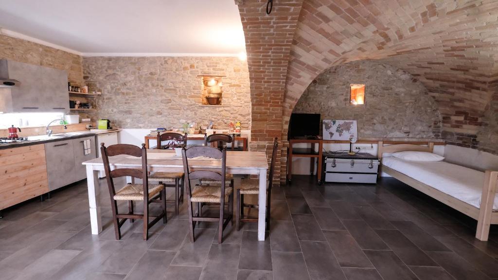 Postel nebo postele na pokoji v ubytování B&B Appartamento - IL RIONE