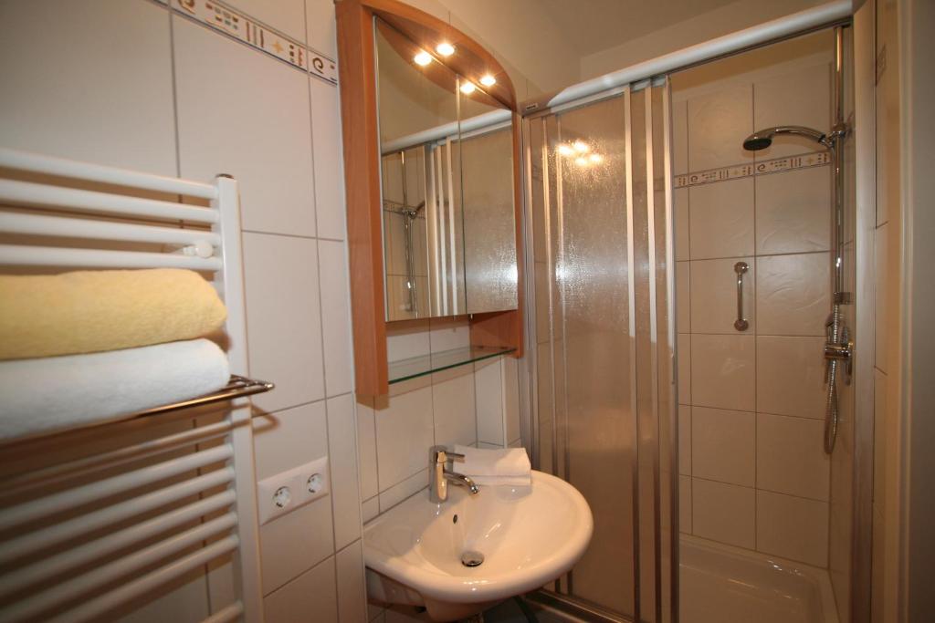 Koupelna v ubytování Buchenheim Apartments