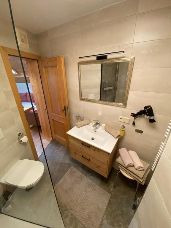 Koupelna v ubytování Haus Stabentheiner