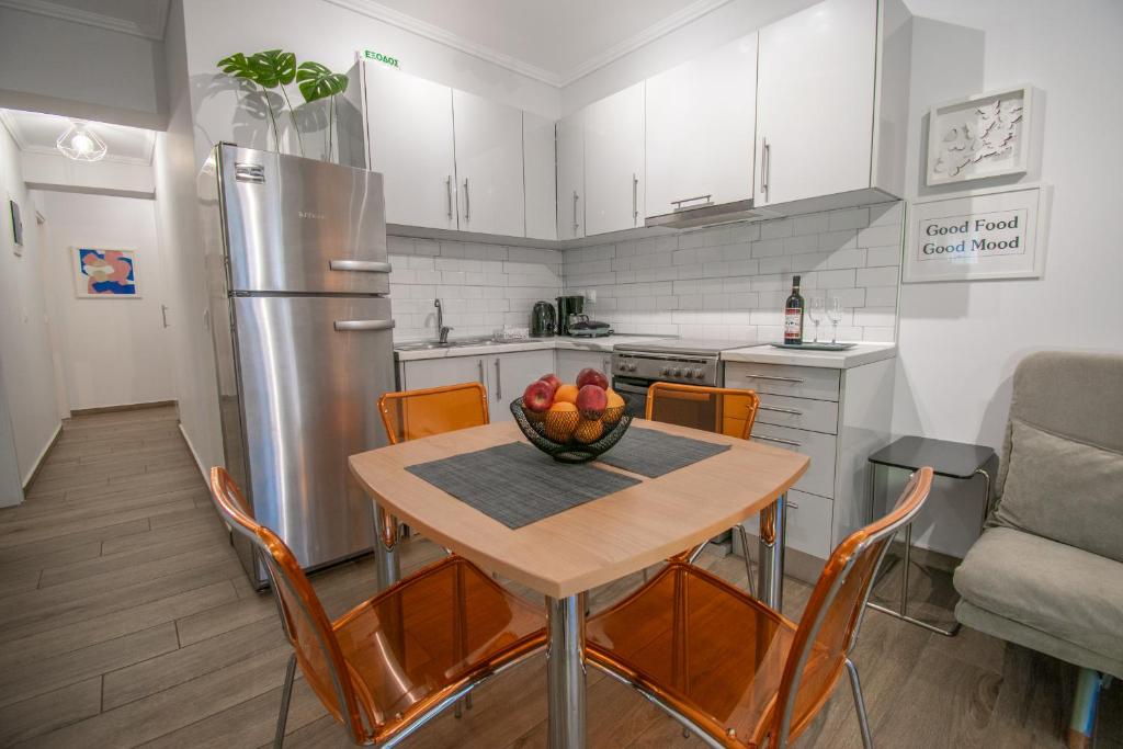 Kuchyň nebo kuchyňský kout v ubytování Bianca Suites