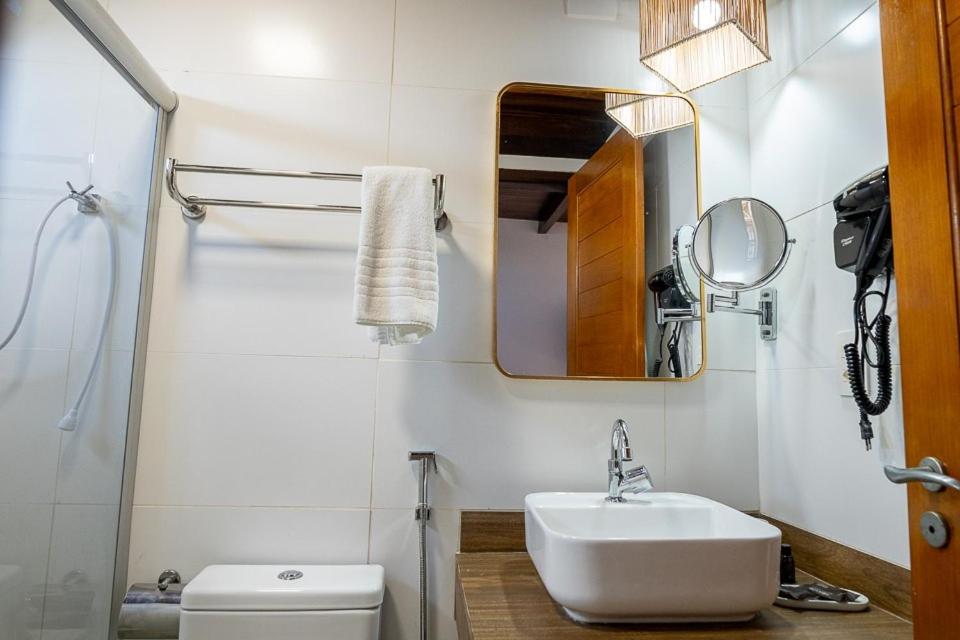 Koupelna v ubytování Casa Makaira