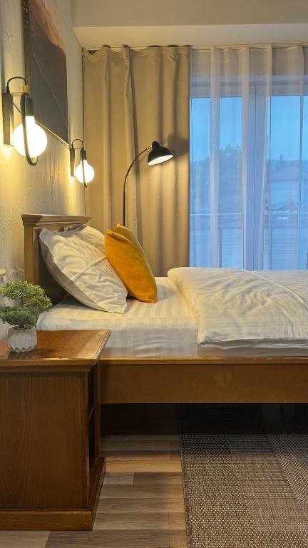 Postel nebo postele na pokoji v ubytování Hotel Lucy Star