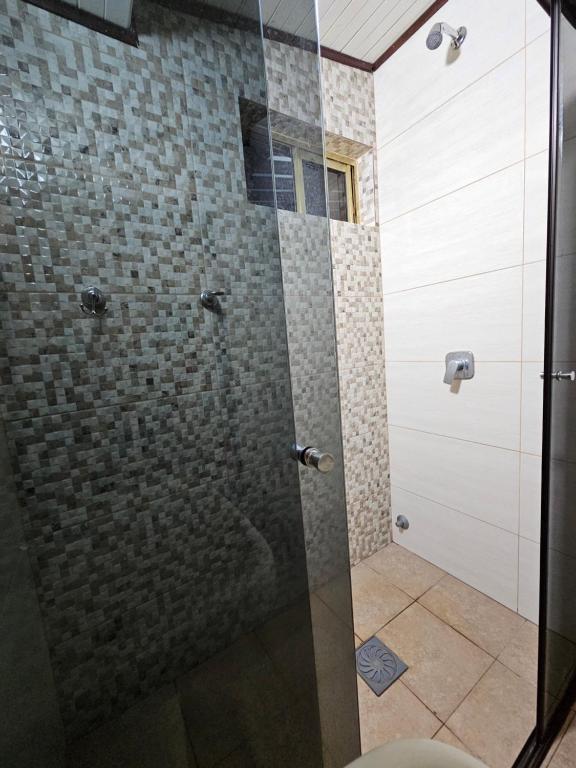 Koupelna v ubytování Encarna Hostel