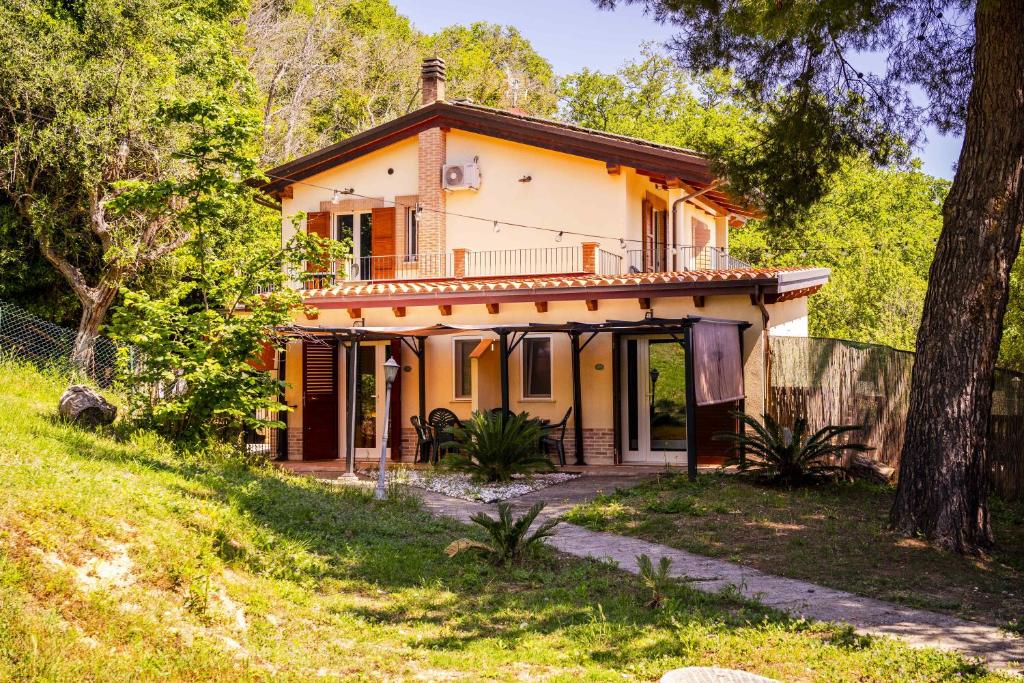 Budova, kde se bed and breakfast nachází