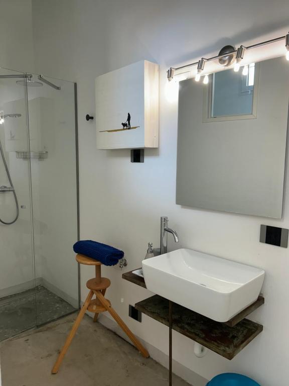 Koupelna v ubytování A CASA DI MARIANNA