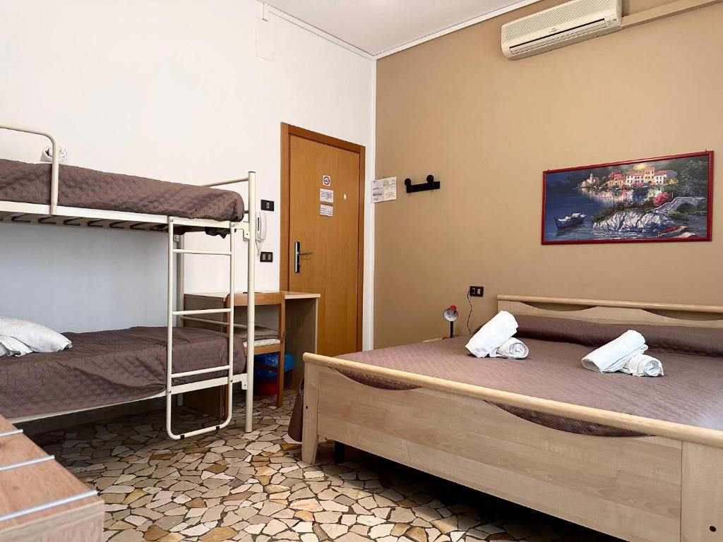 Postel nebo postele na pokoji v ubytování Hotel Edera