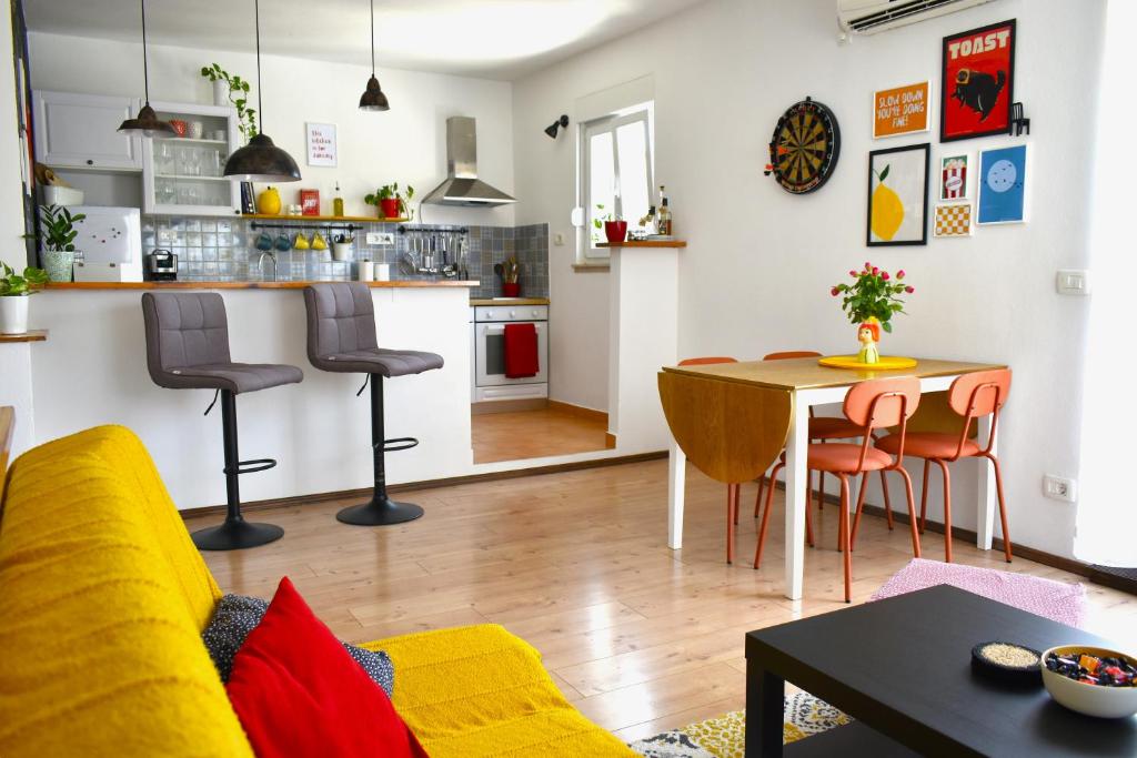 Posezení v ubytování Luna House