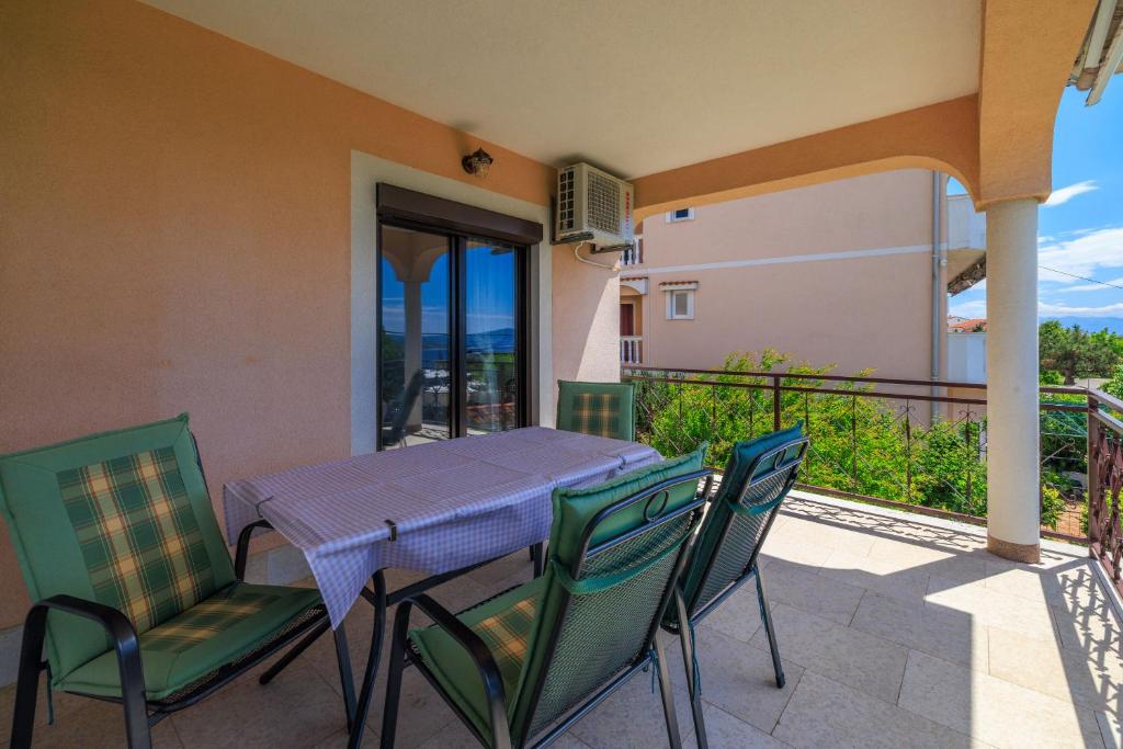 Balkón nebo terasa v ubytování Apartment Katarina
