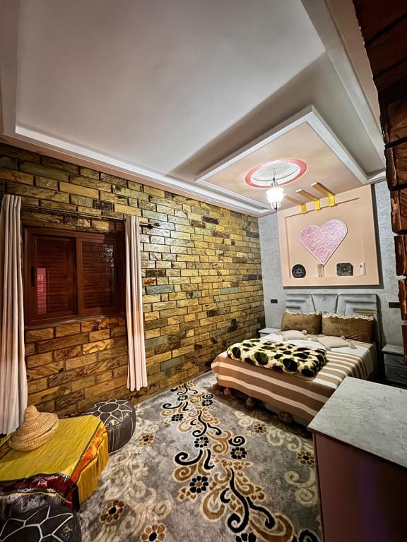 Postel nebo postele na pokoji v ubytování Toubkal home stay