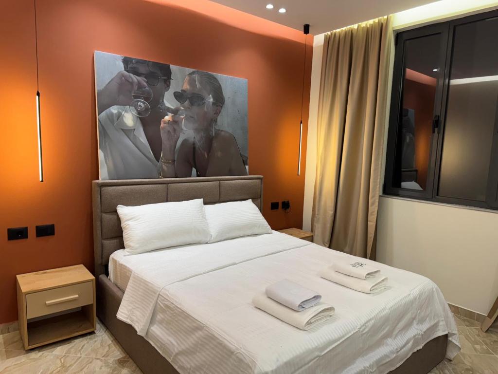 Postel nebo postele na pokoji v ubytování Hotel Tuyo