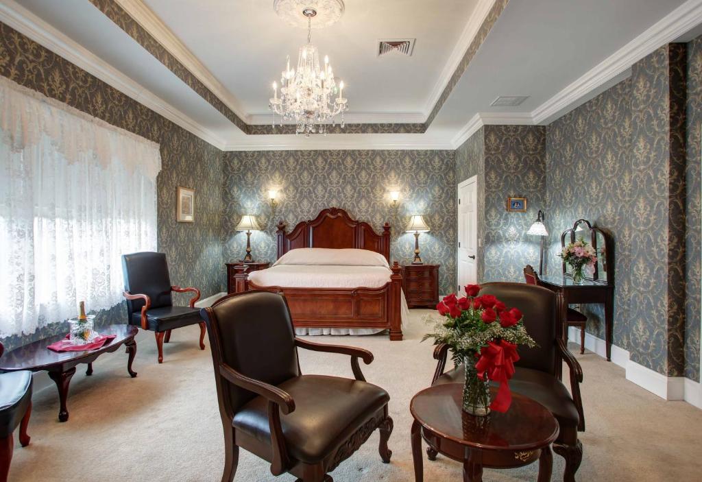 Posezení v ubytování Wilbraham Mansion