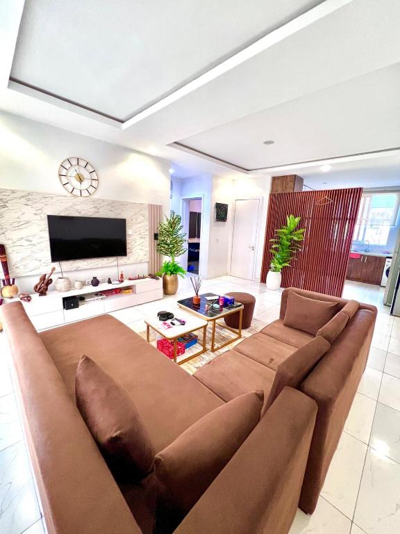 Istumisnurk majutusasutuses An open-plan condo