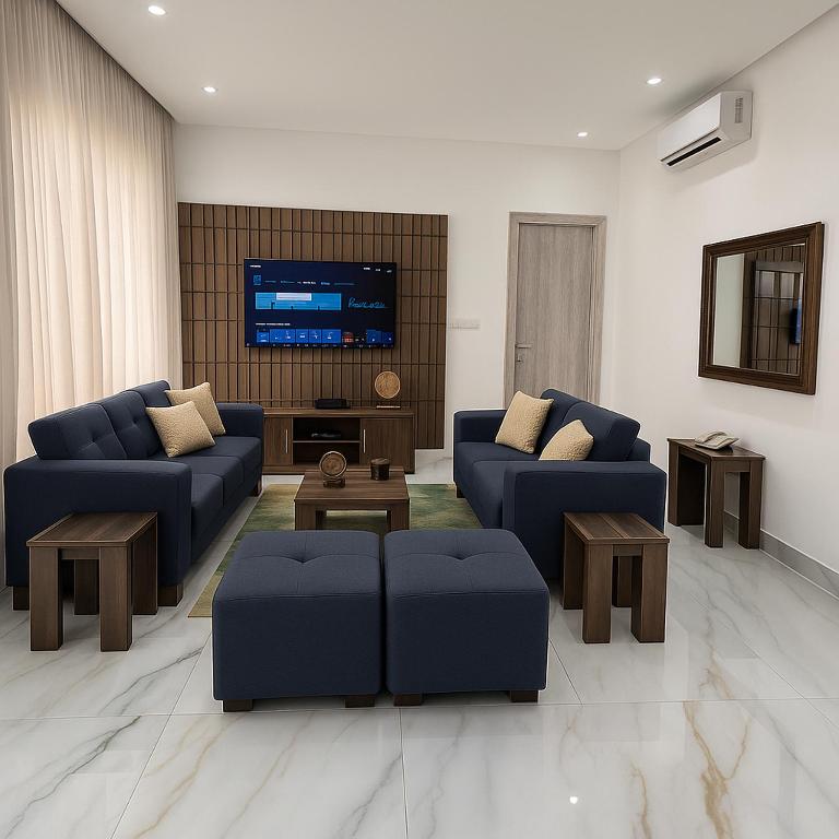 Posezení v ubytování Joy luxury Apartments