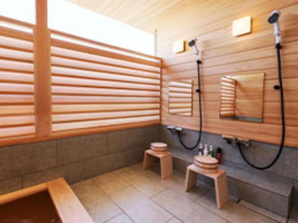 Koupelna v ubytování Arima Hot Spring Ryokan Kotori