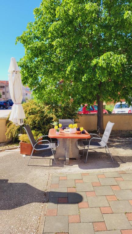 Vonkajšia záhrada v ubytovaní Blue Stone-with Parking, Terrace And Bbq