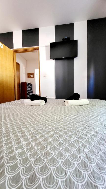 Posteľ alebo postele v izbe v ubytovaní Blue Stone-with Parking, Terrace And Bbq