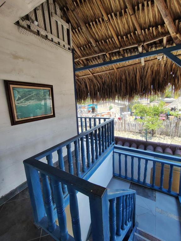 Balkón nebo terasa v ubytování Milimar Hostal
