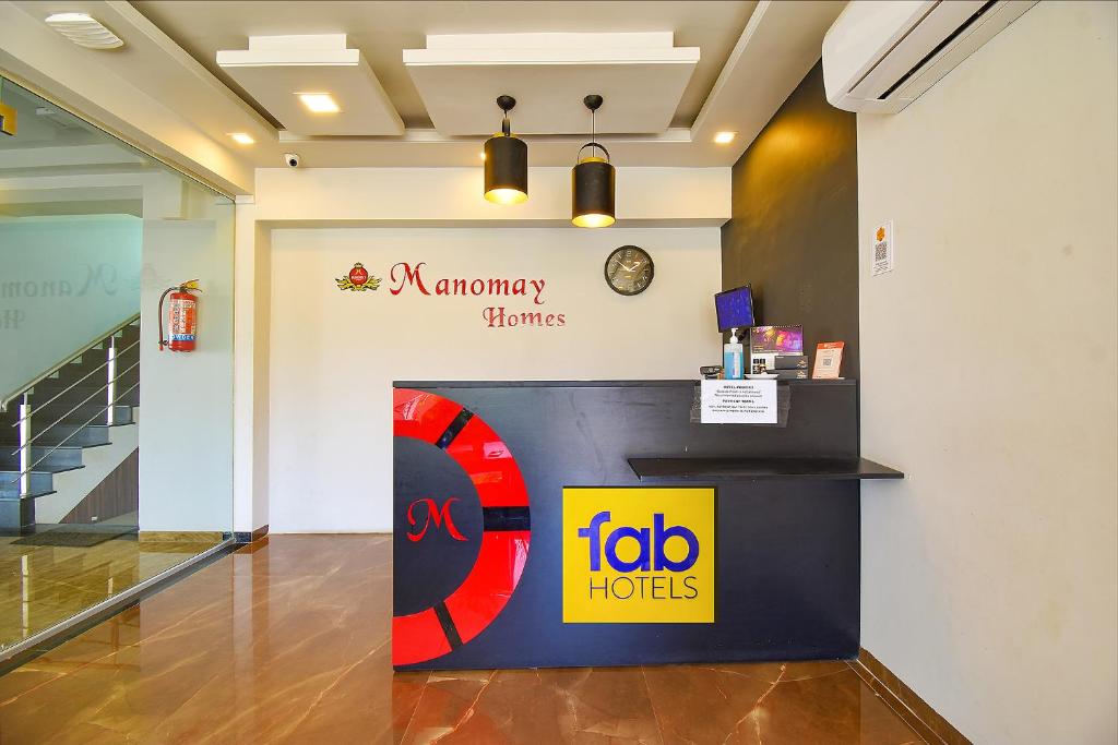 Vstupní hala nebo recepce v ubytování FabHotel Manomay Homes