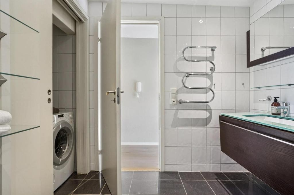 Koupelna v ubytování Fløyen Lux Apartment