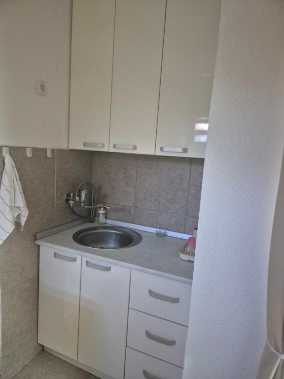 Kuchyň nebo kuchyňský kout v ubytování Studio VA2022