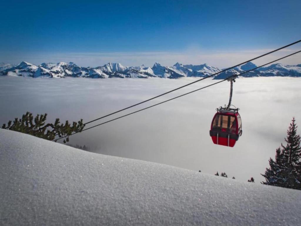 Spacious Apartment near Ski Area in Mittersill v zime